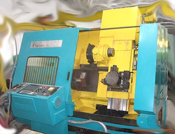 Загальний вигляд токарного верстата з ЧПУ 1П756ДФ3 1П756ДФ3 Загальний вигляд токарного верстата з ЧПУ